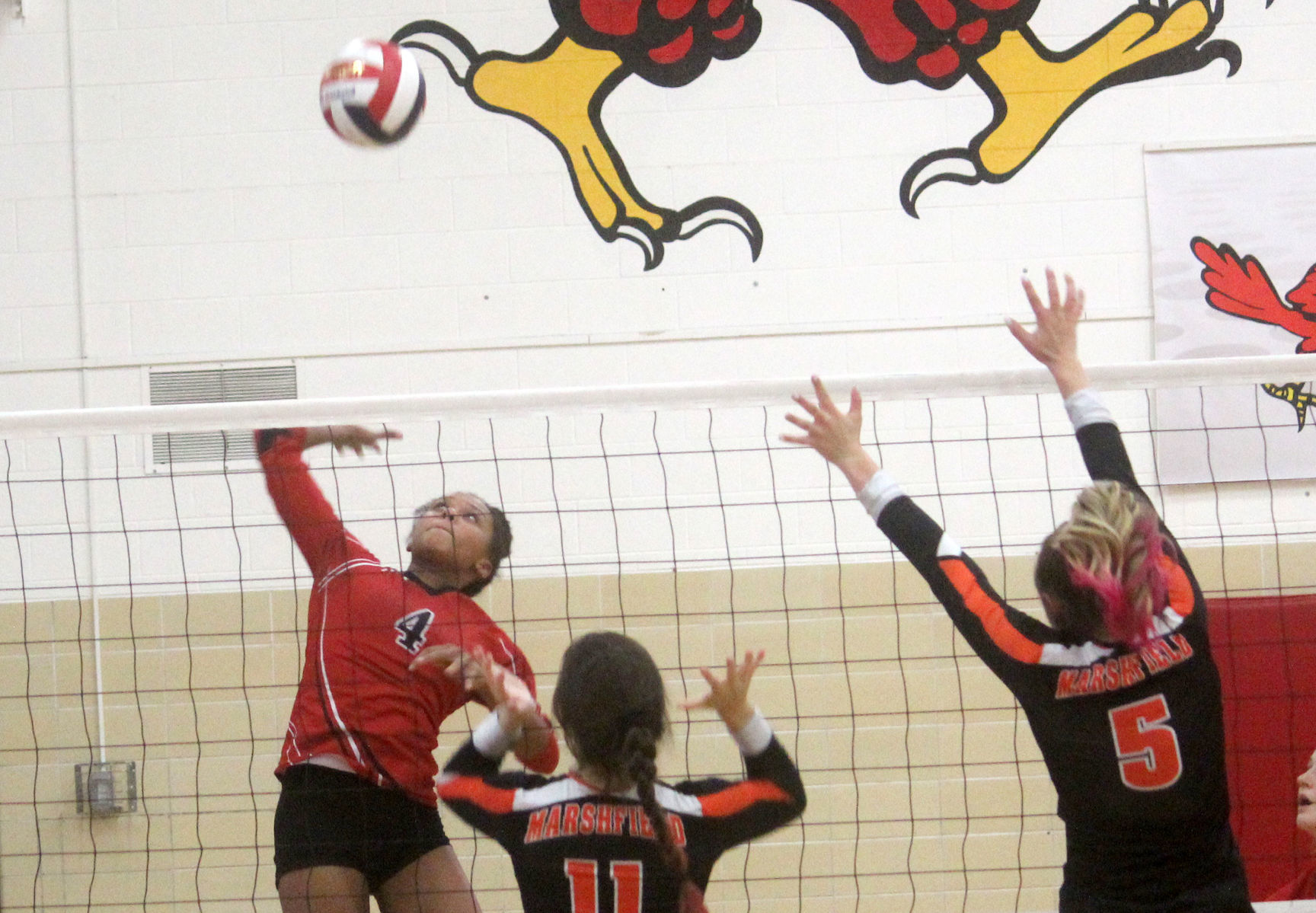 Marshfield at Chi-Hi volleyball 10-18-18